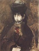 Edouard Manet Jeune femme voilee (mk40) oil painting artist